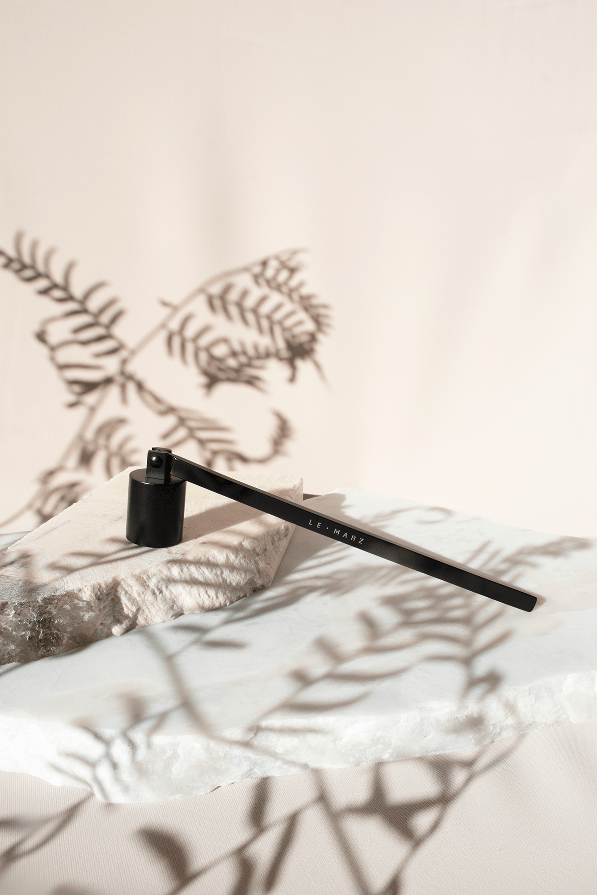 candle care accessory, candle accessory, black candle snuffer, candle care