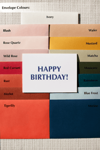 greeting card, card, gift, gift ideas, wax seal, customisable card, happy birthday card, birthday card, birthday present